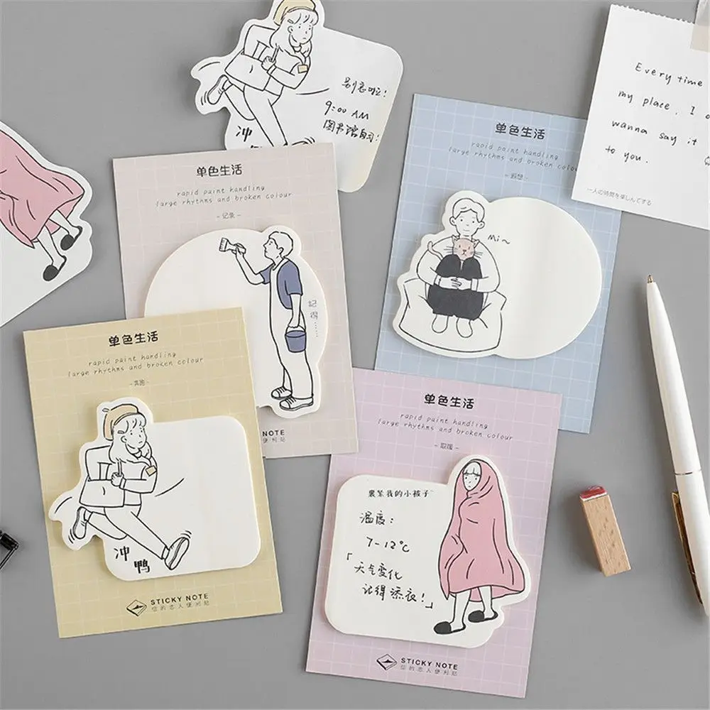 30 листов блокнот для записей с милым кроликом и лисой Kawaii героями мультфильмов