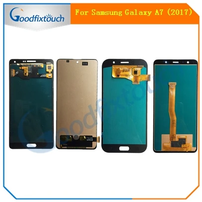 Купи 100% протестированный ЖК-дисплей для Samsung Galaxy A7 2017 A720 A720F A720S, ЖК-дисплей с сенсорным экраном и дигитайзером в сборе для Samsung A720, экран за 1,635 рублей в магазине AliExpress