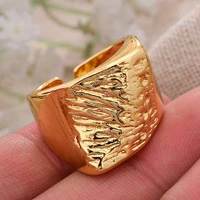 new arrival 30 silver plated irregular shape yellow gold color mens ring wholesale jewelry for man christmas gift