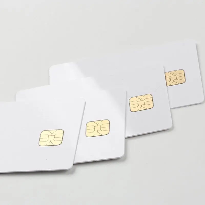 

(10 pcs/lot) SLE 4428 PVC Blank Card Contact IC smart Card