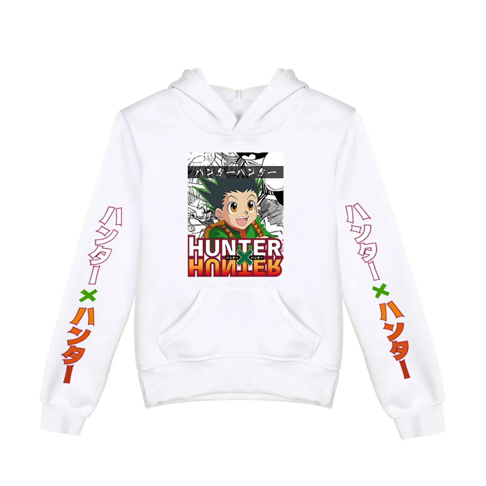 

HXH hoodie Hunter X Hunter Togashi Yoshihiro Japanese Anime Men Autumn Winter Hoodie Pullover Sweatshirt Harajuku kid