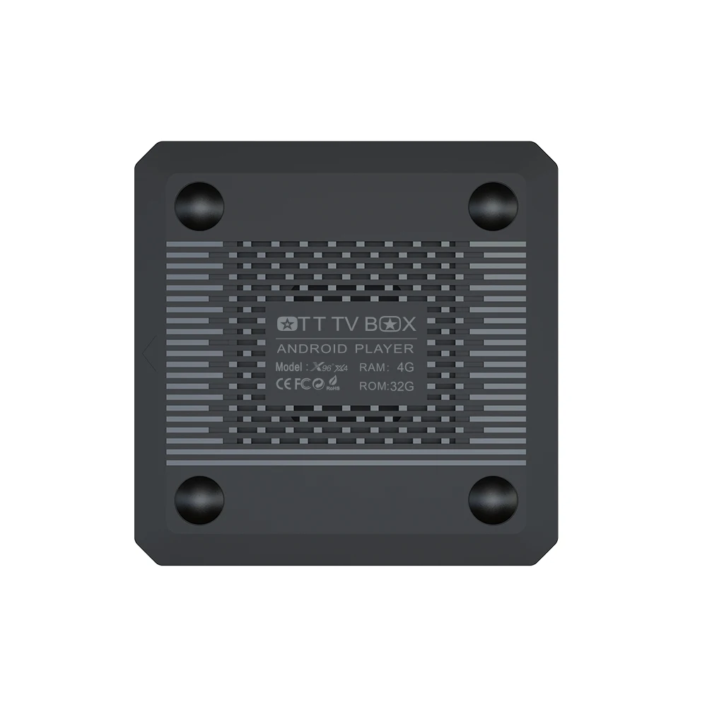 DQiDianZ Amlogic S905X4 X96 X4 Смарт RGB светильник ТВ коробка Android 11 4G 64G Wifi Youtube медиаплеер 8K