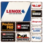 Инструменты, брендовая винтажная пластина для инструментов, железный металлический знак, жестяной знак, Настенный декор, табличка, гараж, мужская пещера, мастерская, Клубное украшение, дверные знаки