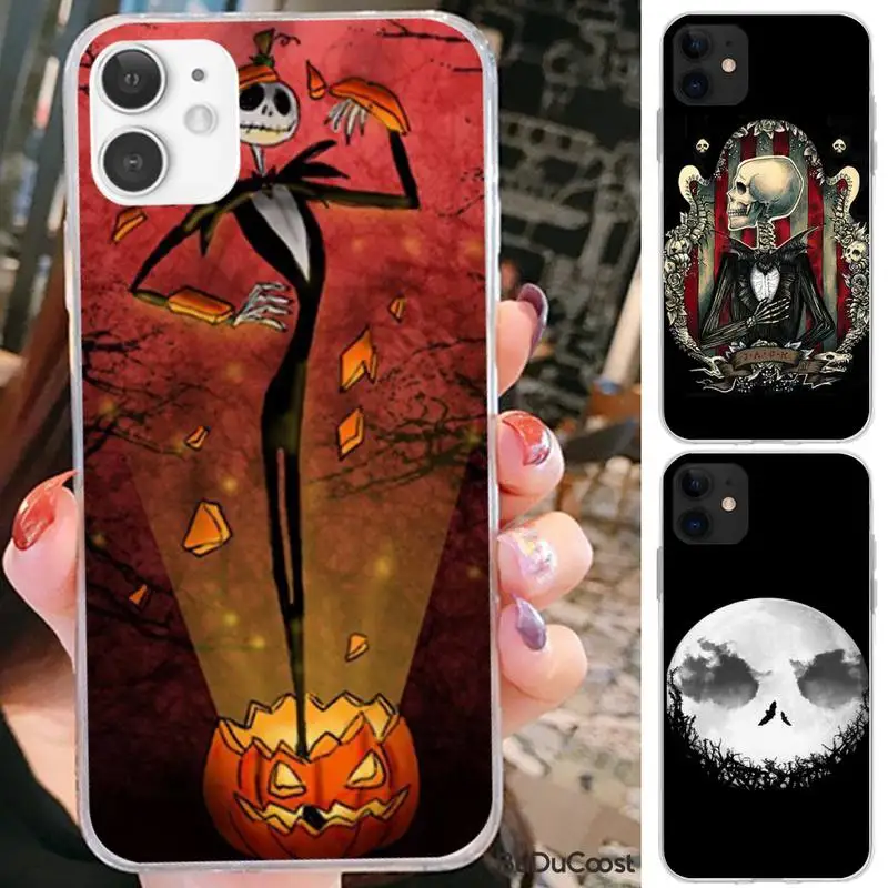 

Jack Skellington Before Christmas Phone Case For IPhone 7 8 Plus X XS Max XR Coque Case For Iphone 5s SE 2020 6 6s 11Pro 12