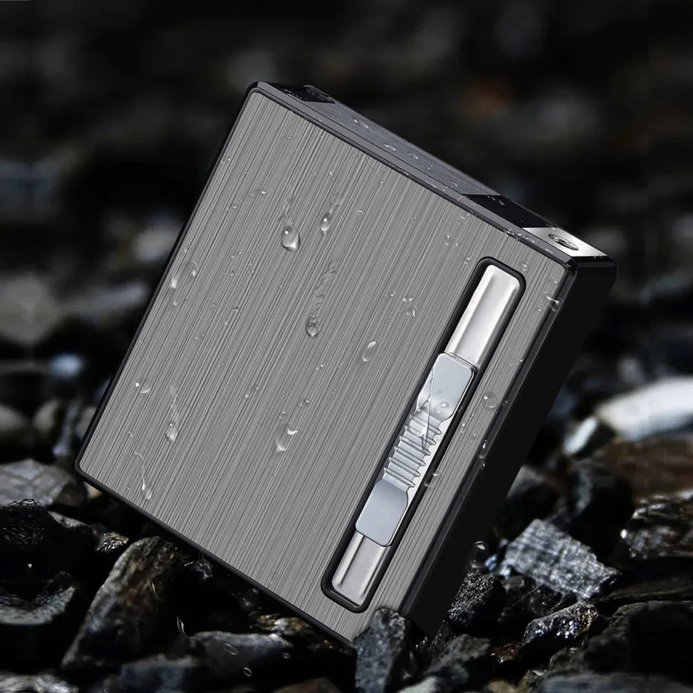 20 шт металлический сигареты автоматический отскок Зажигалка для прикуривания