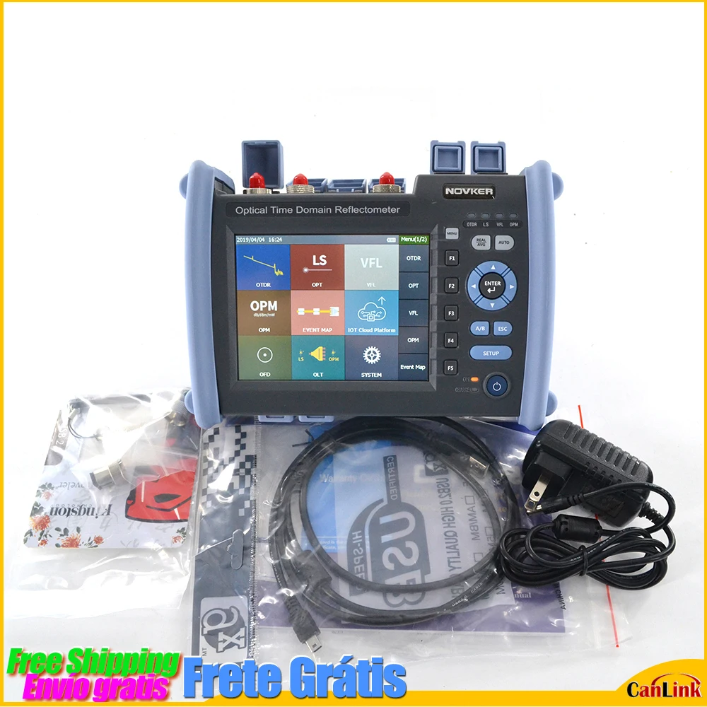 

NK6000 S1 OTDR 1310/1550nm 35/33dB Multi-Function 5mw touch screen