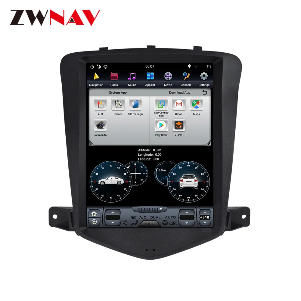 

6+128G Android 10 For Chevrolet Cruze 2006 2007 2008 - 2014 Tesla IPS DSP Car Multimedia Player GPS Navigation Radio Stereo