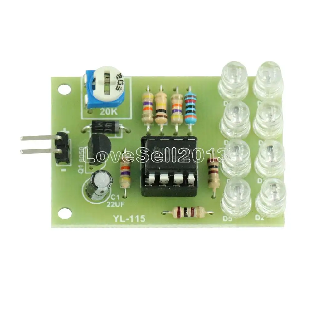 12V Breathe Light LED Flashing Lamp Parts Electronic DIY Module LM358 Chip | Replacement