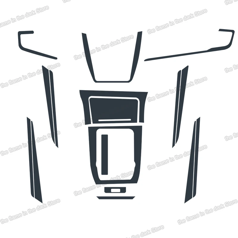 

Lsrtw2017 TPU Transparent Car Gear Film Dashboard Sticker for Roewe ERX5 2016 2017 2018 2019 2020 Interior Accessories Auto