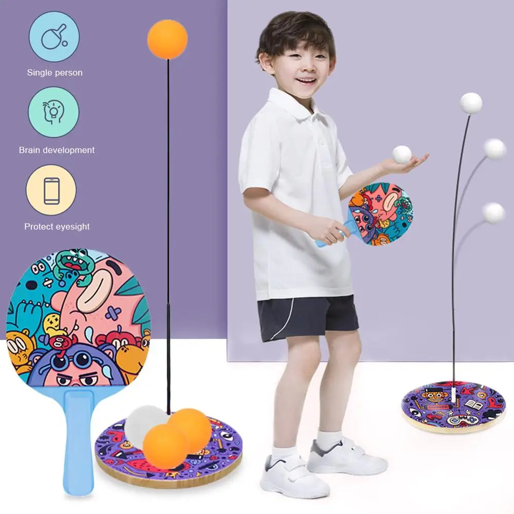 Портативный детский набор для настольного тенниса тренер Пинг Понг теннис