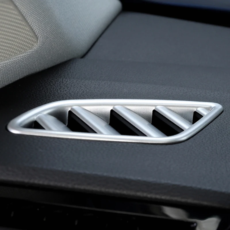 

2pcs For Audi Q3 F3 2019-Present Car Styling Dashboard Frame Sequin Sticker Interior Air Conditional Frame Sequin Accessory