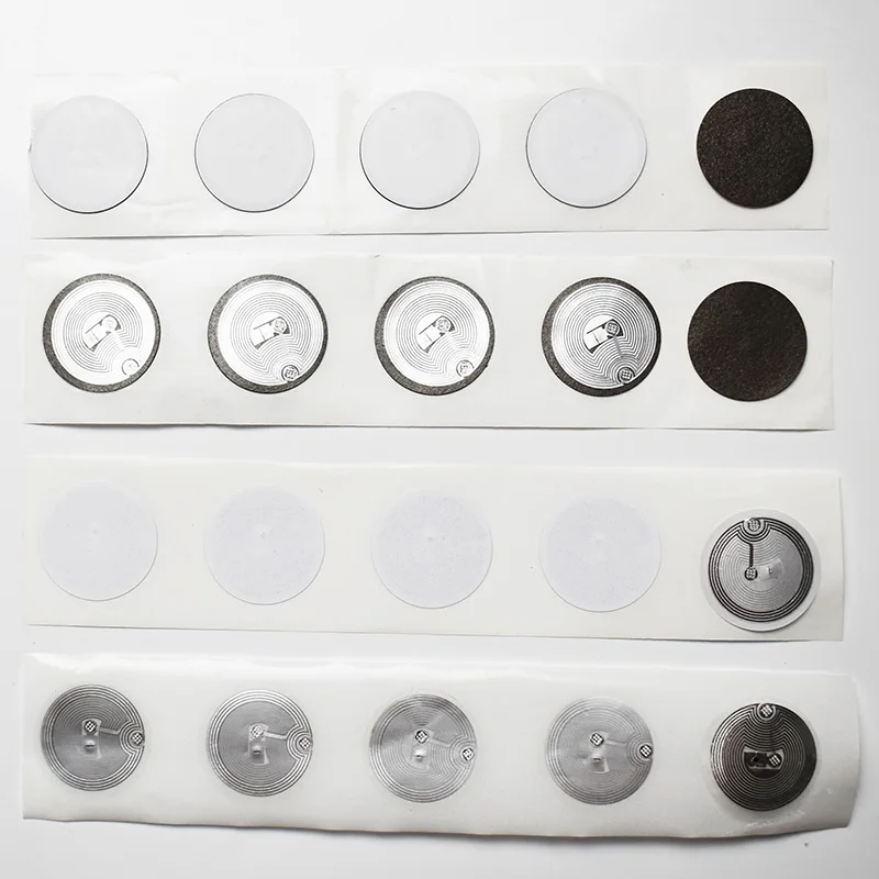Cartões de Proximidade Adesivos Mutáveis Rfid Tags Bloco 0 Gravável 13.56mhz Anti-metal Laber Regravável Cópia Clone 10 Pçs Uid
