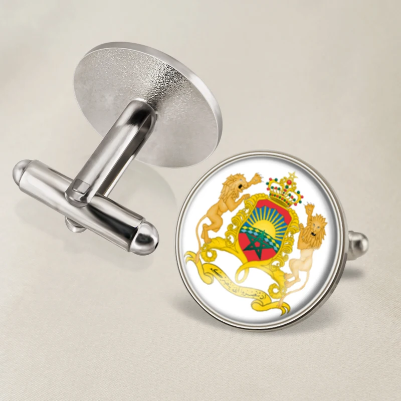 Запонки герб Марокко с гербом марокканского флага | Украшения и аксессуары