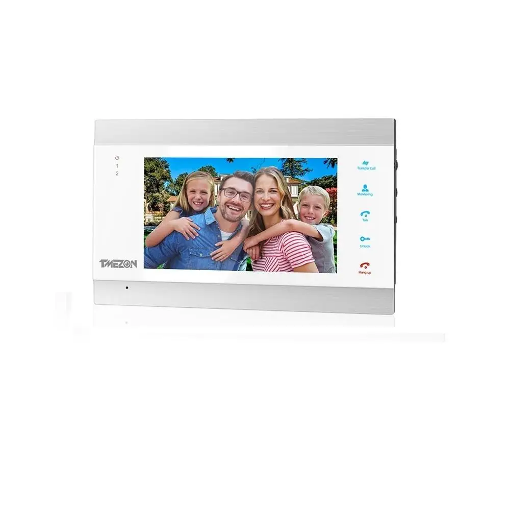 TMEZON 7 дюймовый HD1080P смартфон видео домофон система внутренней связи с высоким разрешением проводной дверной