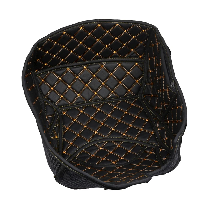

Motorcycle Rear Trunk Cargo Liner Protector PU Leather Seat Bucket Pad for YAMAHA TMAX 530 TMAX 530 2012-2016