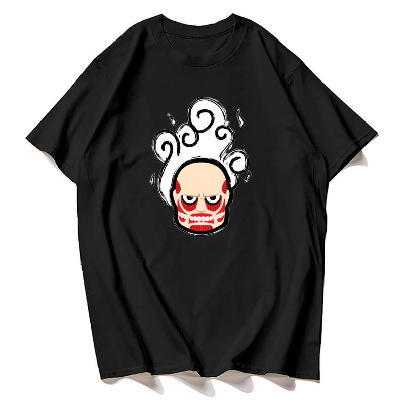 

2021 Super Fire Japanese Levi Ackerman Go Titan T-ShirtaT-shirt ulzzang Harajuku Cartoon Graphic Kawaii Cotton T-shirt