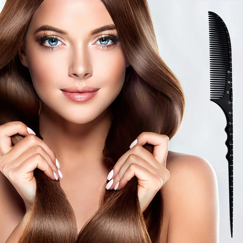 

Anti-Static Manual Bakelite Comb Hair Dye Styling Combing Point Tail Comb Hair Salon Professional Barber Hair Tool