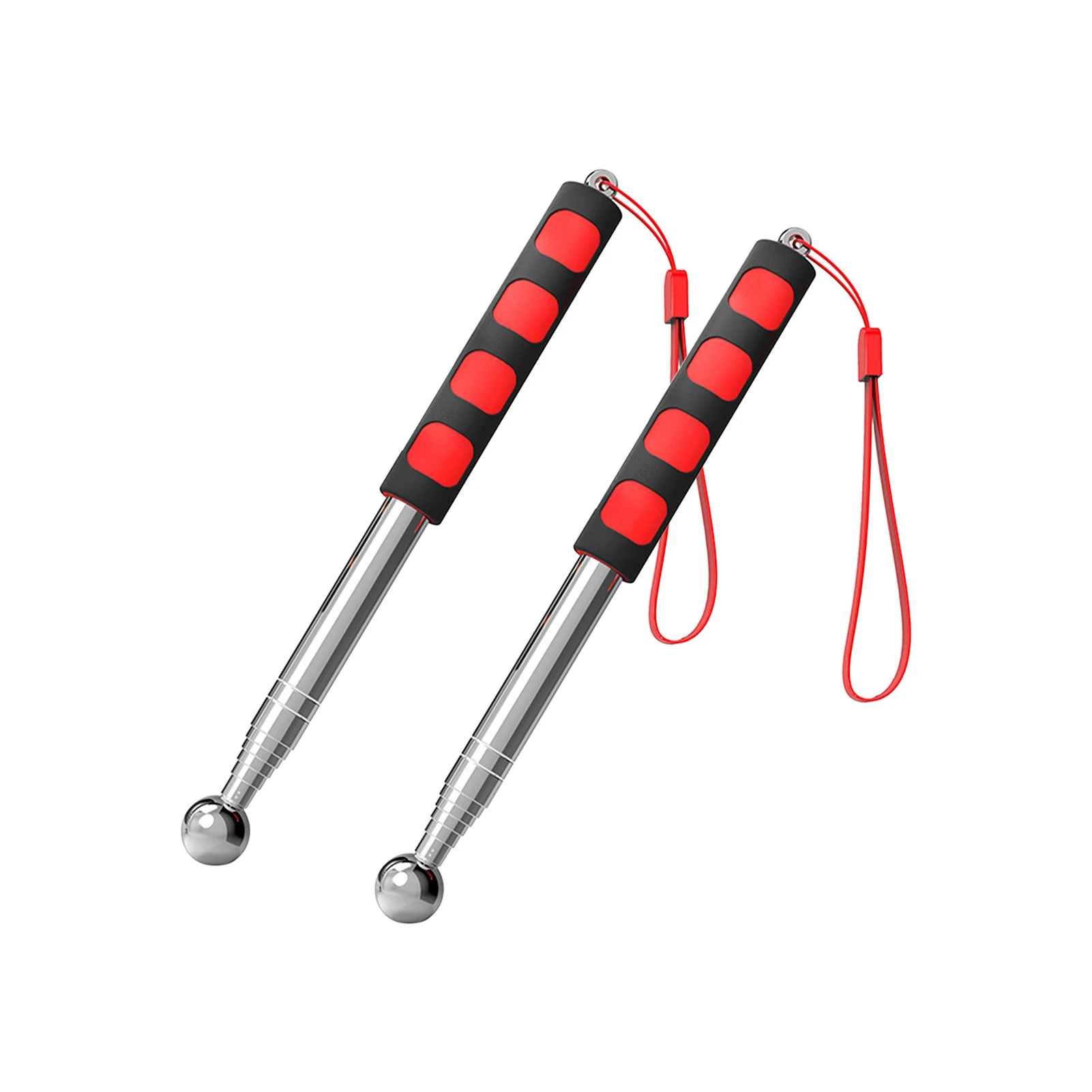 

2pcs/pack Room Home Inspection Portable Rod Easy Grip Stick With Lanyard Wall Tile Test Tool Telescopic Construction Empty Drum