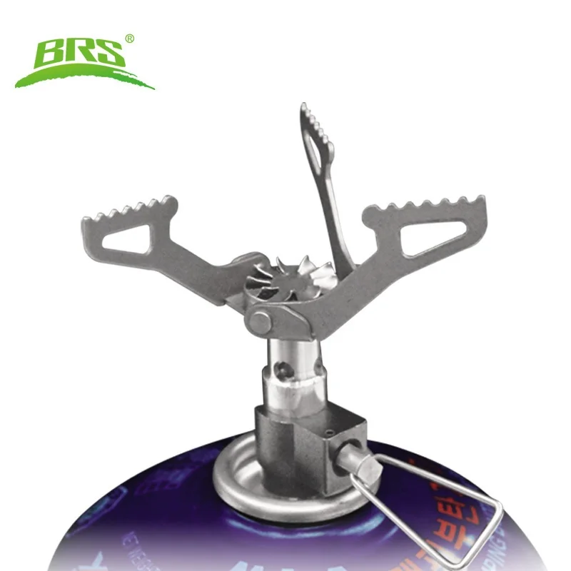 

BRS Outdoor Portable Solo Titanium Camping Gas Stove 25g Lightweight Mini Gas Cooker Burner Camping Hiking Gas Burner brs-3000t
