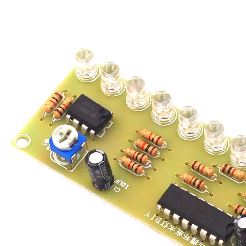 NE555 LED Horse Racing Circulating Water Lamp Kit PCB Circuit Board Electronic DIY Production Module Parts | Безопасность и защита