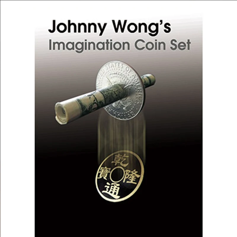 Набор монет воображения (DVD + трюк) волшебные трюки проникают в магию магические