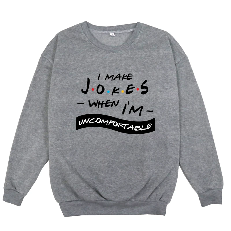 Sweater 15 Толстовки с круглым вырезом для мальчиков и девочек, толстовки с круглым вырезом и длинными рукавами для друзей и ТВ-шоу, Мужская/Женская спортивная одежда с круглым воротником, джемперы унисекс - Цвет: Sweater 15
