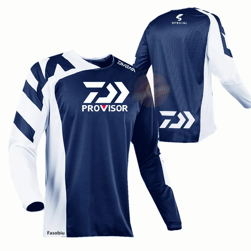 

Summer Sports Outdoor Sunscreen Daiwa Fishing Clothing Breathable Perspiration Anti-mosquito Ultra-thin Hiking Fishing Shirt