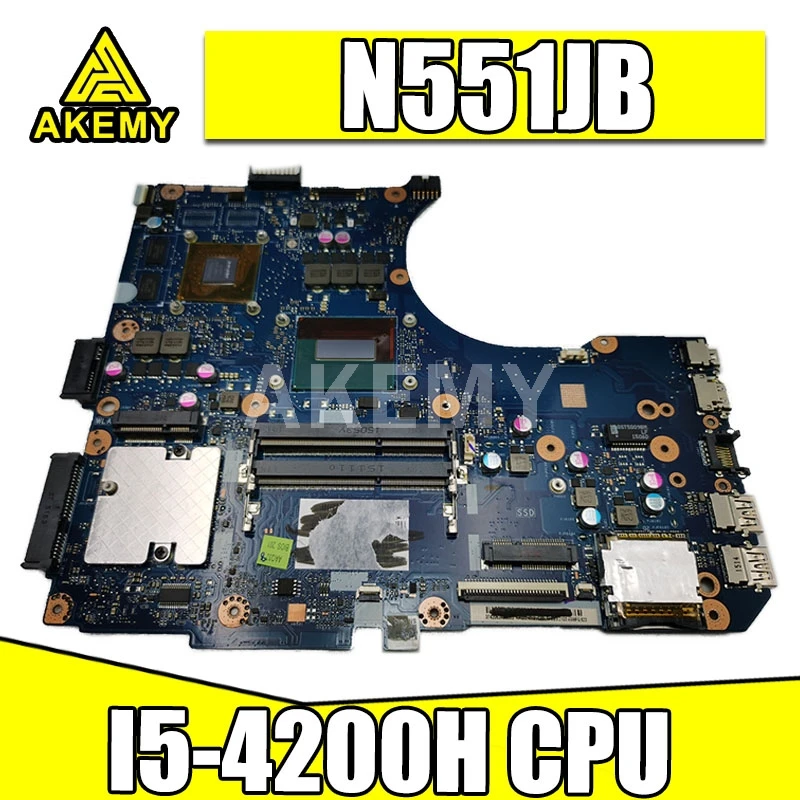 Akemy Новая материнская плата N501JB GT940M / i5-4200H для ASUS N551J G551J N551JK N551JW Laotop | Компьютеры и