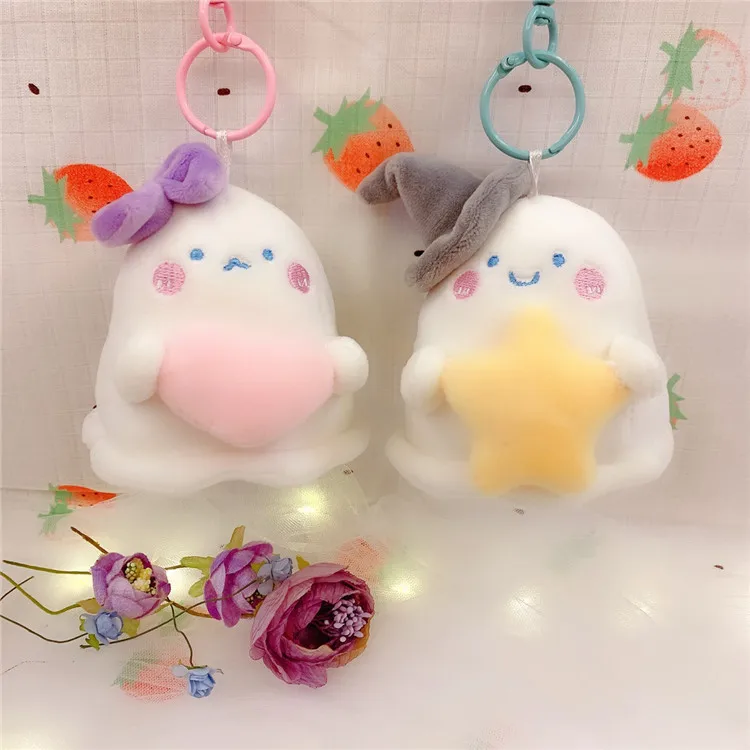 Милые плюшевые игрушки с привидениями из аниме Мягкие подвески монстрами для