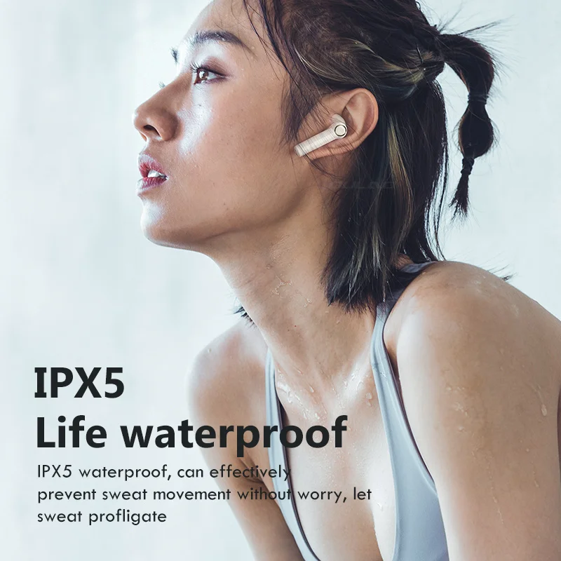 

Wireless Earphones TWS Bluetooth 5.1 Sports Headphones Touch Control IPX5 Waterproof Earplugs Headsets For Smart Phone