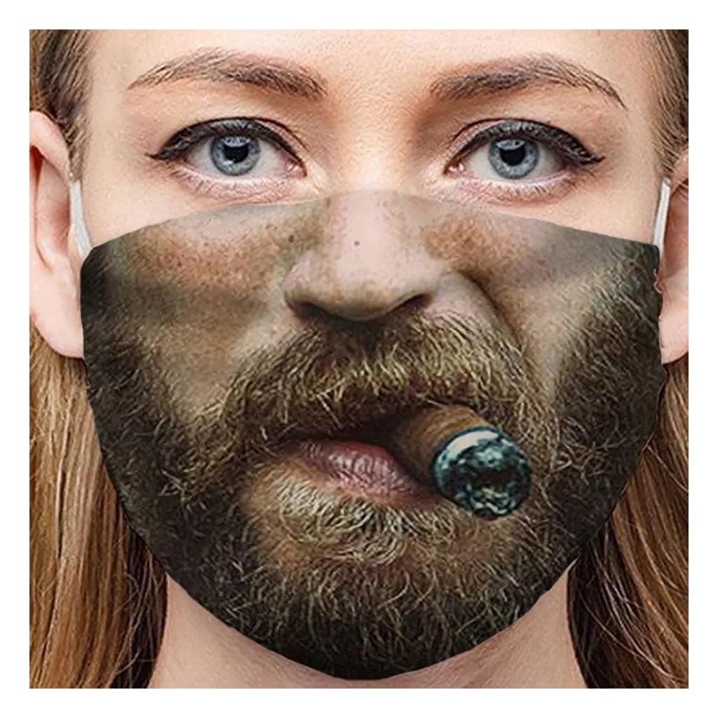 Маска Mascarilla унисекс 3d креативная забавная маска для улицы хлопковая