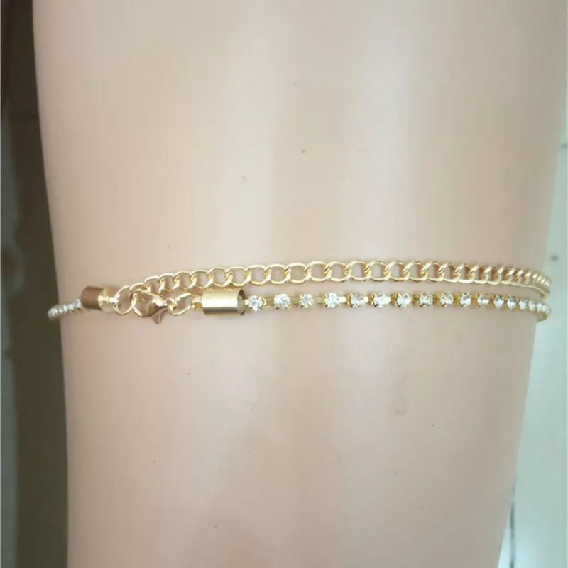 В стиле панк пикантные Boho Chic средства ухода за кожей ног браслет цепочка ожерелье