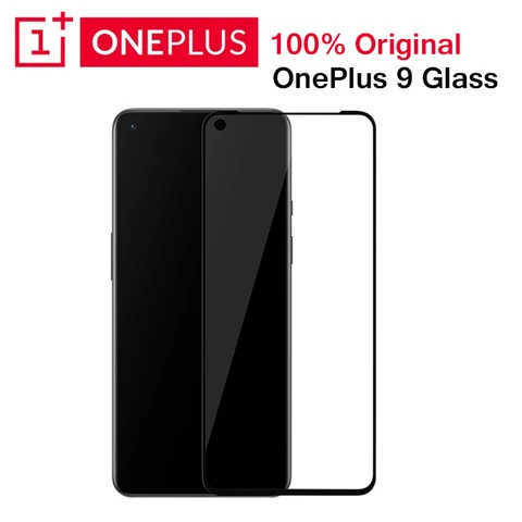 Оригинальный OnePlus 9 закаленное стекло 3D защита для экрана ультражесткий 9H идеально подходит