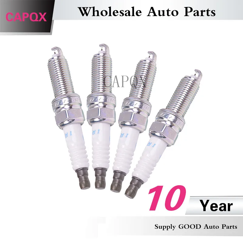 CAPQX 4 шт. иридиевая свеча iraurita Plug 12290-R48-H01 ILZKR7B11S для CIVIC ACCORD CROSSTOUR CRV ELYSION ODYSSEY SPIRIOR 2.4L |
