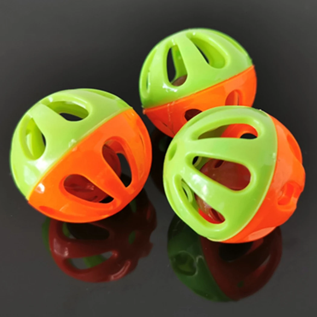 

5pcs/10pcs Cat Toy Cat Bell Ball Toys Interactive Funny Plastic Cat Jingle Ball Toy Cat Accessories Cat Toys for Cats Kitten