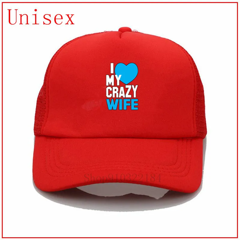 Детская летняя кепка I Love My Crazy Woman для девочек бейсболки женщин с перекрестным