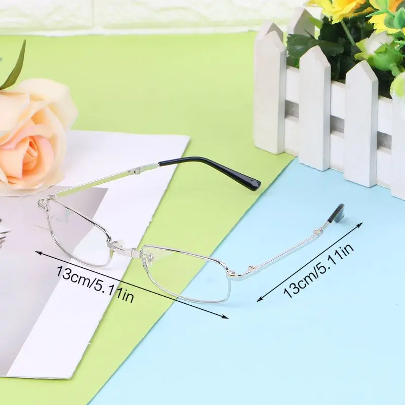 Металлические складные очки для чтения + 1 5 2 0 3 4 с чехлом MAR20_15|folding reading glasses|reading