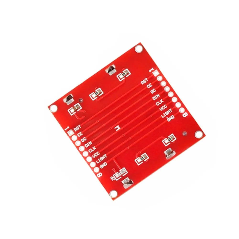 Модуль ЖК-дисплея Nokia 5110 красный PCB | Электронные компоненты и принадлежности