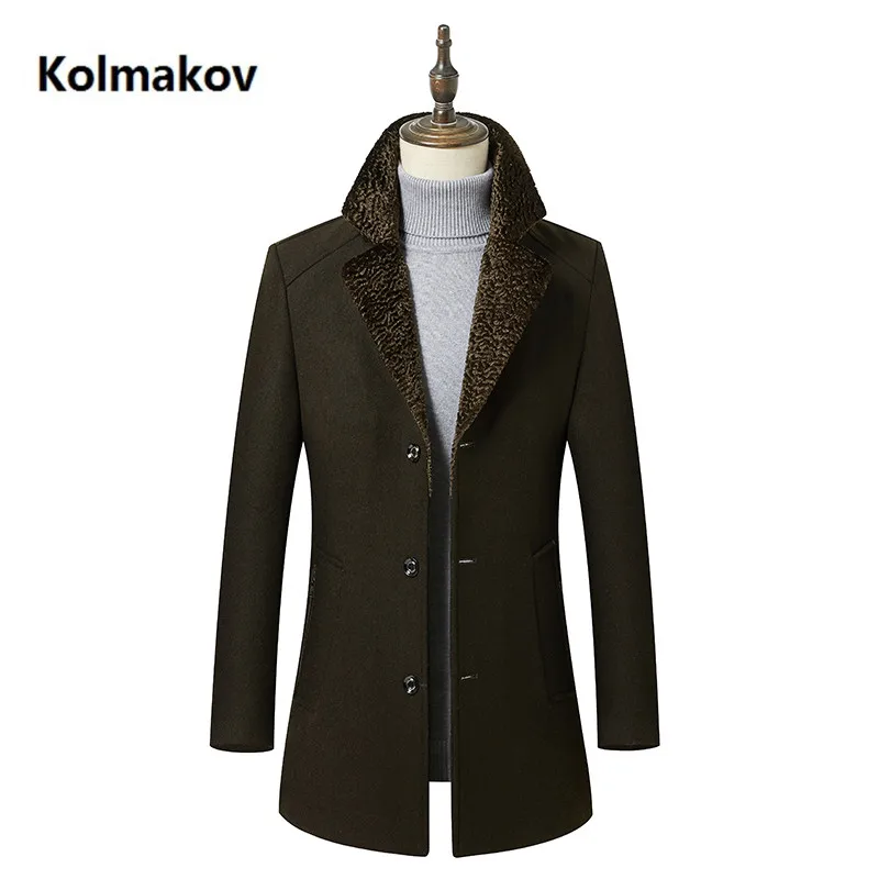 

Новое поступление 2020, куртка, Мужская одежда, шерстяные пальто, мужские приталенные повседневные ветровки, Высококачественная верхняя одеж...