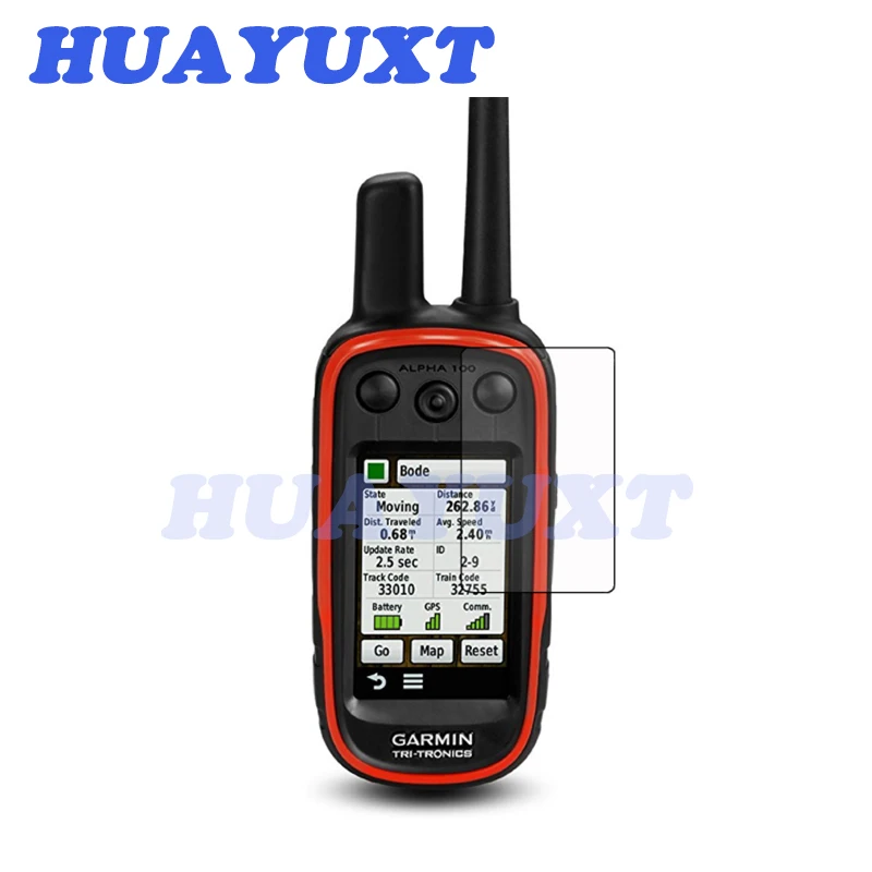 Протектор экрана из закаленного стекла подходит для Garmin кодовый счетчик Alpha 100