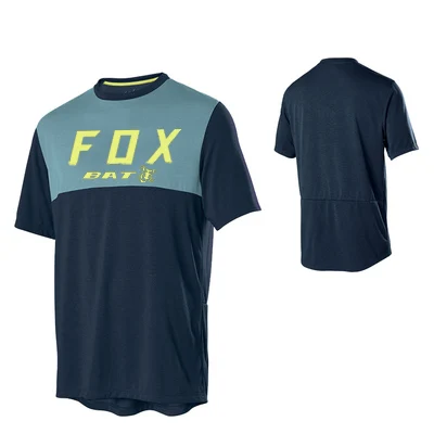 

BATFOX 2022 Enduro Downhill Mountain Bike Jerseys MX Motocross BMX Racing Jersey DH Short Sleeve Cycling Clothes MTB T-shirt TOP