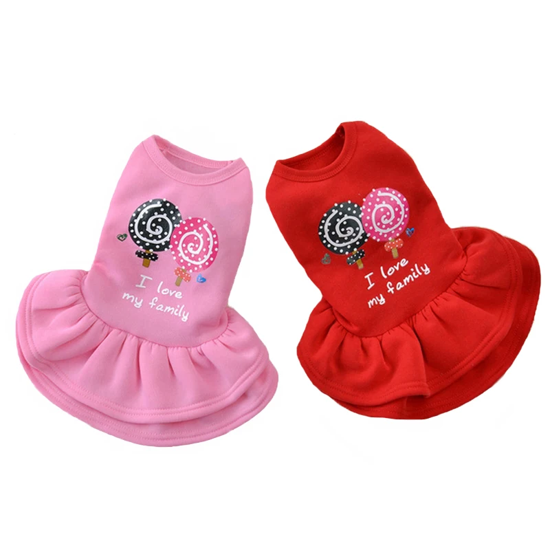 

Dog Skirt Cotton Puppy Pet Clothes Puppy Cat Clothes Christmas Costume Princess Dresses Teddy Chihuahua Pet Clothes Supplies