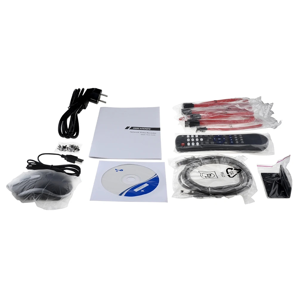 Günstig Hikvision 4K 8MP DS-7732NI-K4/16P 32CH POE Zwei-wege Audio 4HDD H265 + HDMI Video Recorder Für IP Kamera CCTV Sicherheit System