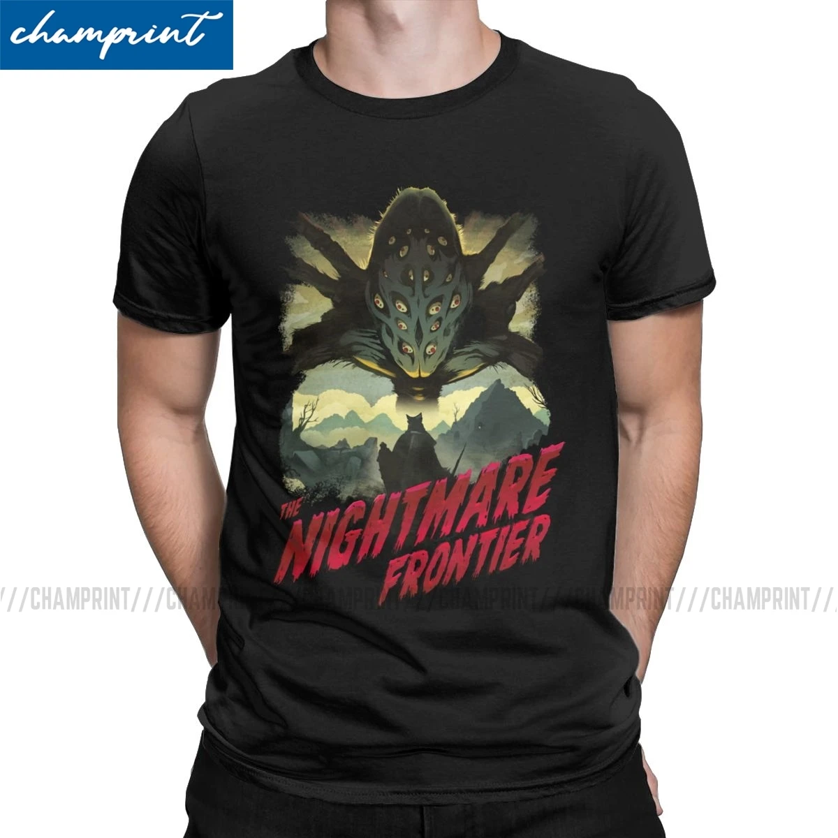 

The Nightmare Frontier Men's T Shirts Dark Souls Game Vintage Tees Short Sleeve Round Collar T-Shirt 100% Cotton Gift Idea Tops