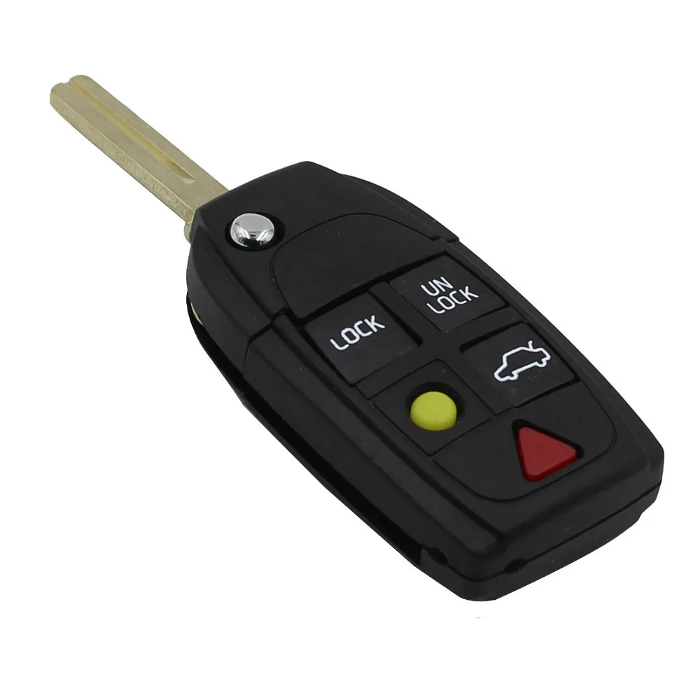 KEYYOU 5 кнопок дистанционного управления для Volvo XC70 XC90 V50 V70 S60 откидной складной