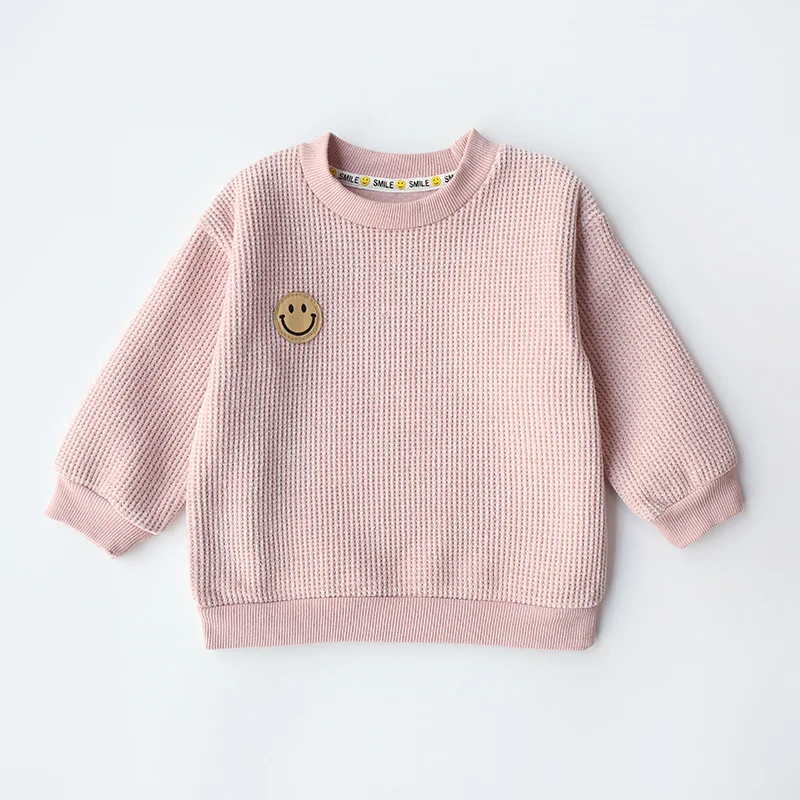Детский свитер с длинным рукавом круглым вырезом в Корейском стиле | Детская