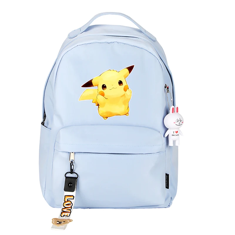 Рюкзак Пикачу Косплей Аниме-сумки для подростков Mochila Розовый Рюкзак Kawaii Подарки на день рождения Симпатичные Рюкзаки для взрослых - Цвет: GJL  bao