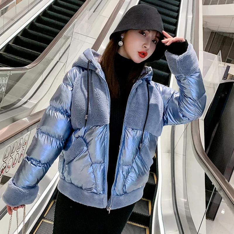 Теплая зимняя женская толстовка на молнии с подкладкой куртка Женское пальто