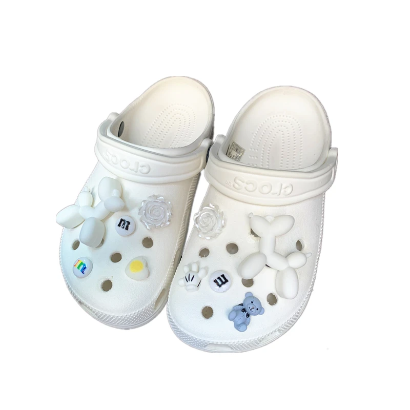 

Cute Croc Charms New Brand Charms for Crocs DIY Cartoon Three-dimensional Balloon Dog Croc Charms Designer Cool Shoe Buckle