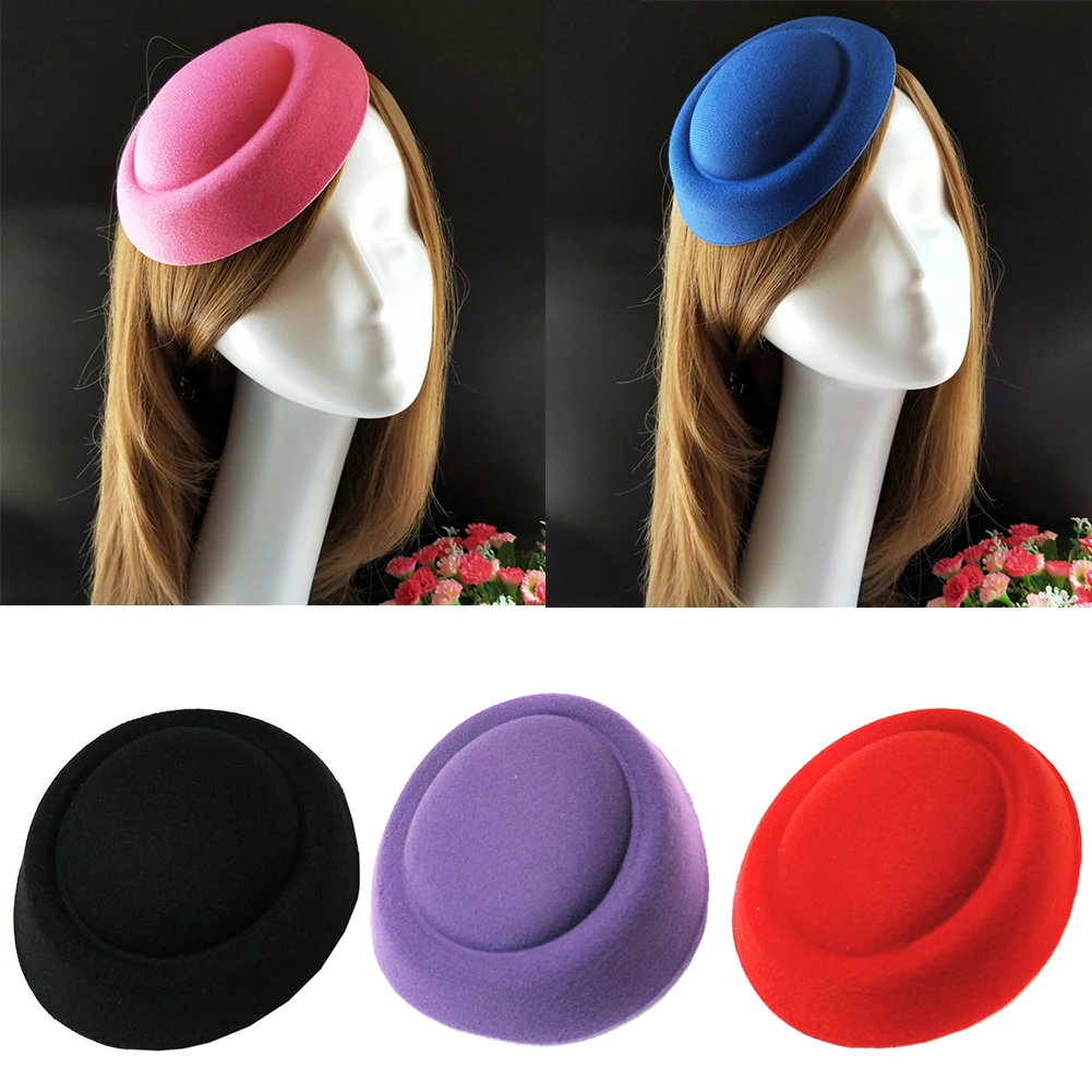 Хозяйка шляп DIY аксессуары для волос заколка шляпа мини берет в стиле ретро